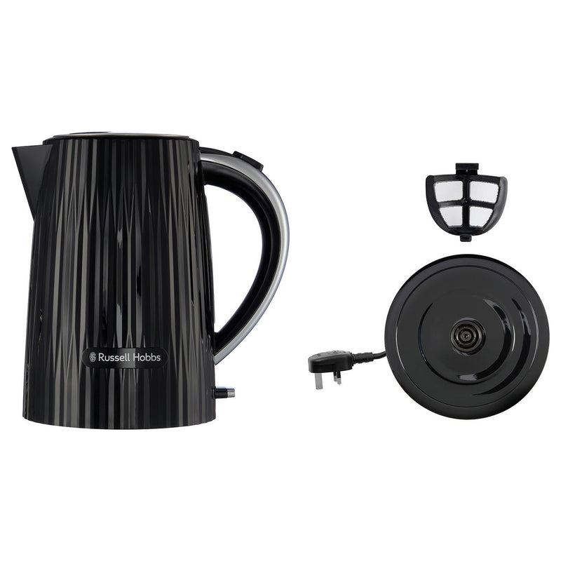 Russell Hobbs Eden Black kettle 1.7L (British brand)