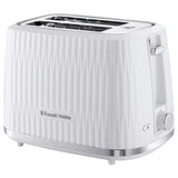 Russell Hobbs Eden white 2-slice toaster (British brand)