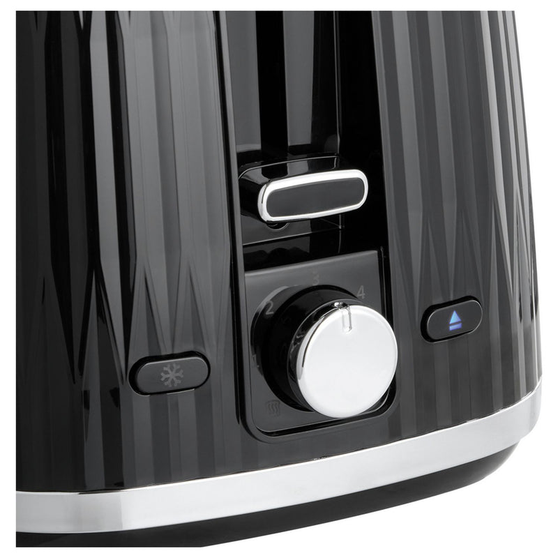 Russell Hobbs Eden 2 Slice Toaster Black - British product