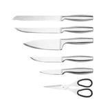 Habitat 6-piece stainless steel knife set silver (British brand)