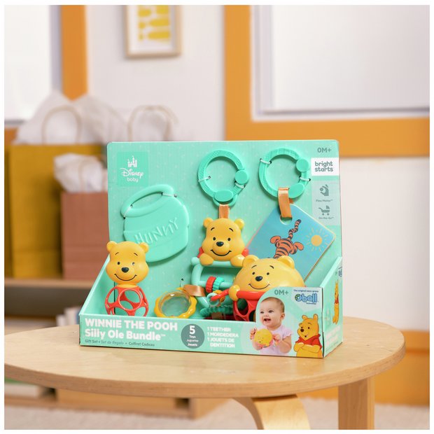 Bright Starts Winnie the Pooh baby toy gift set, UK version