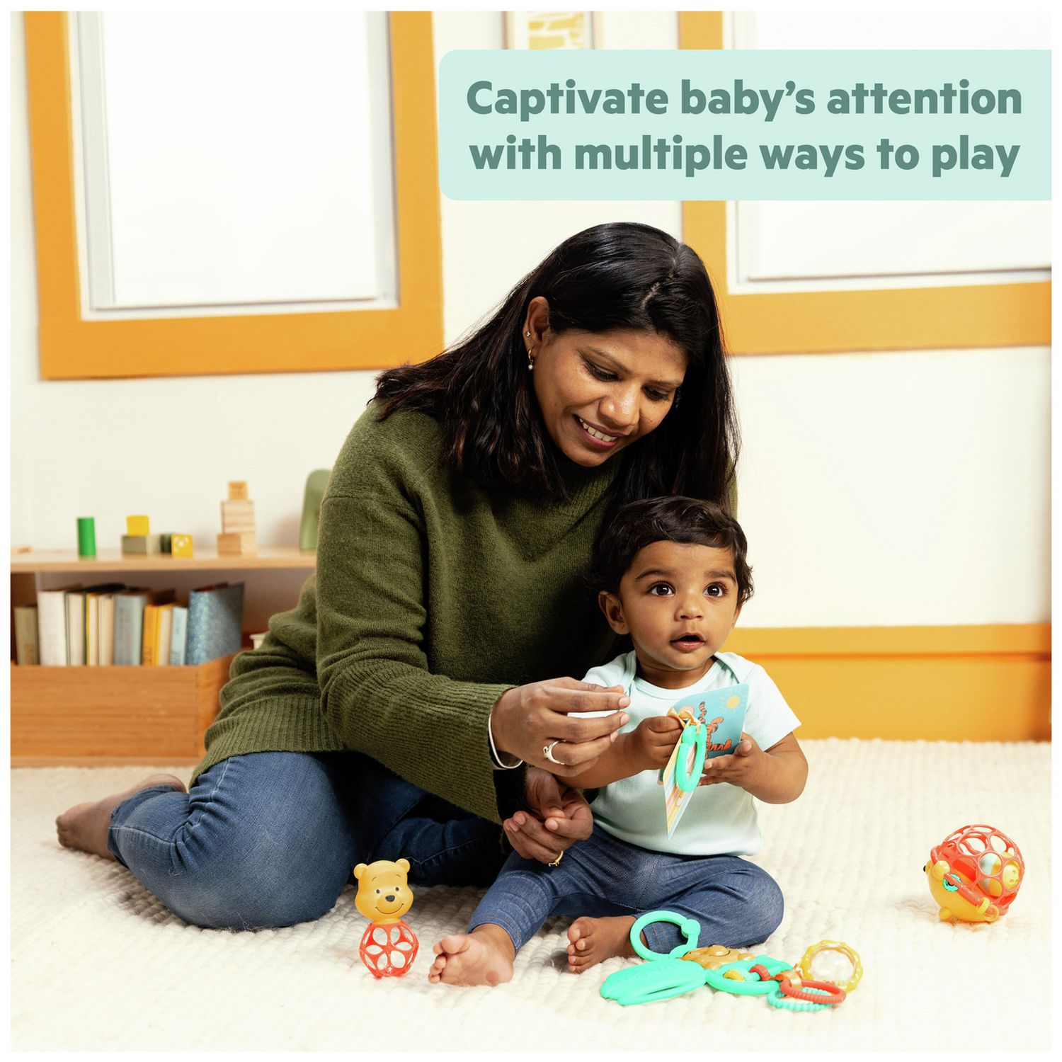 Bright Starts Winnie the Pooh baby toy gift set, UK version