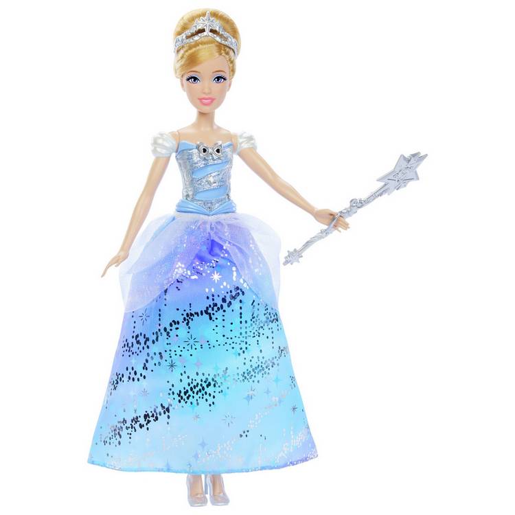 Disney Cinderella fashion doll with light-up dress 32cm (British brand)