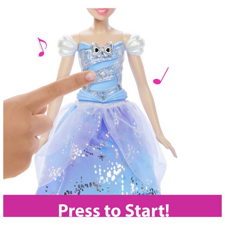 Disney Cinderella fashion doll with light-up dress 32cm (British brand)