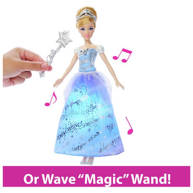 Disney Cinderella fashion doll with light-up dress 32cm (British brand)
