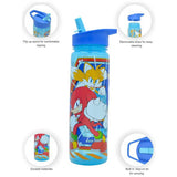 Hox Sonic the Hedgehog blue water bottle 600ml (British brand)
