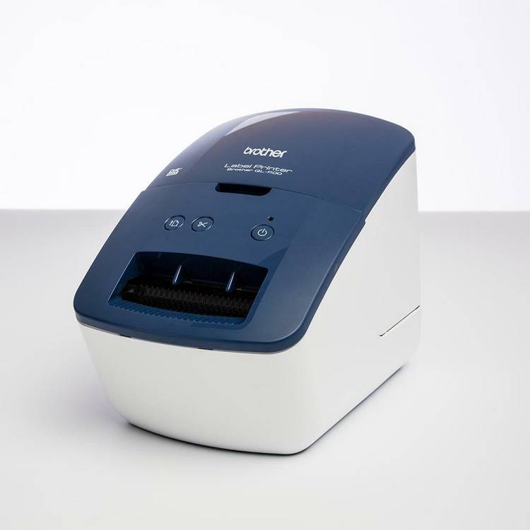 Brother QL-600B address label printer for office use (British brand)