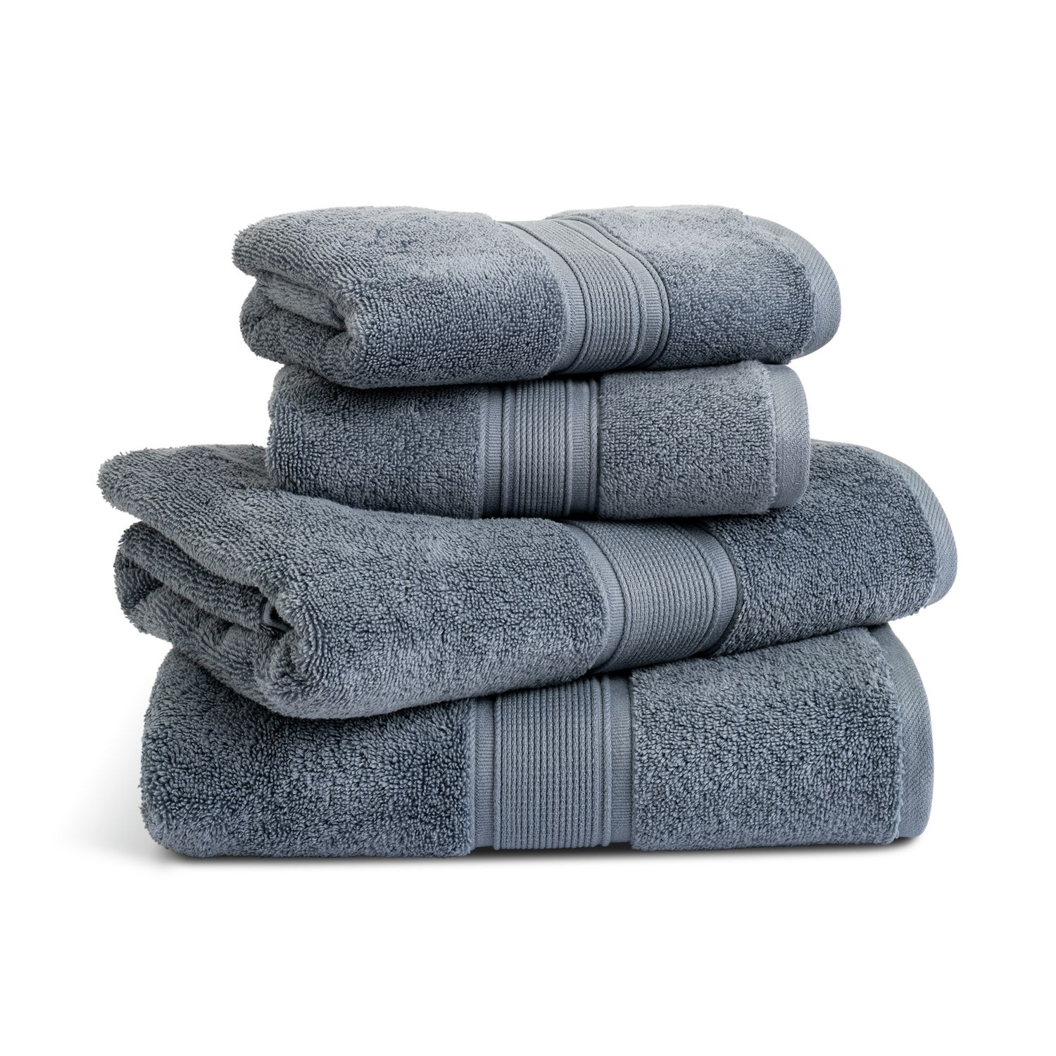 Habitat Supersoft 4 Piece Towel Bale - Rustic Blue