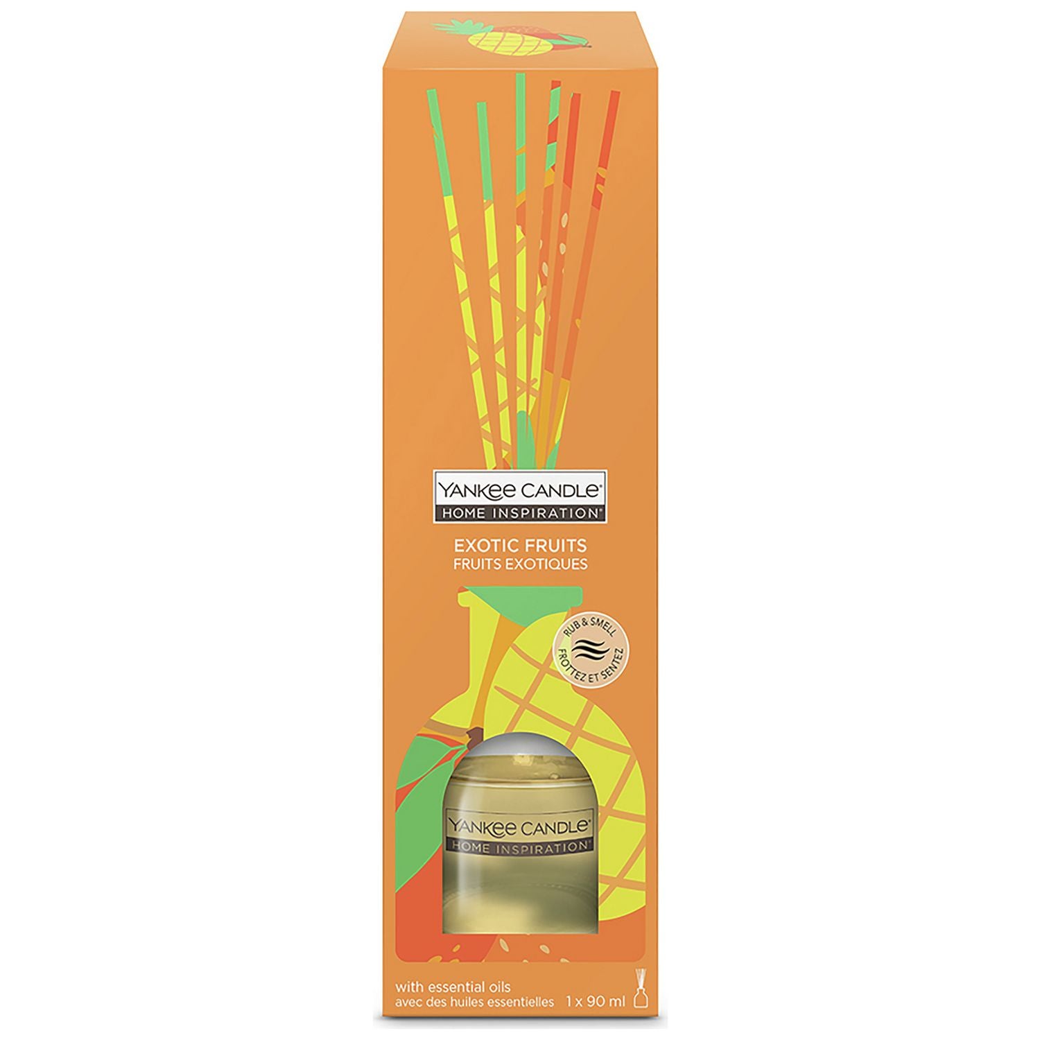 Yankee Home Inspirations exotic fruits reed diffuser 90ml (British brand)