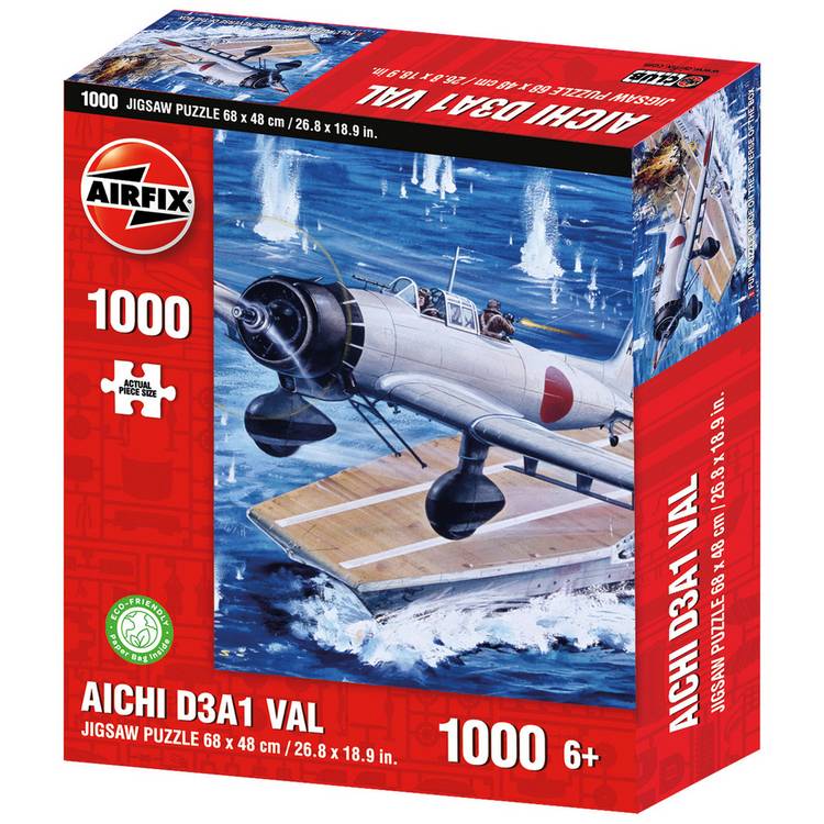 Kidicraft Airfix Aichi D3A1 Val 1000-piece jigsaw puzzle - British product