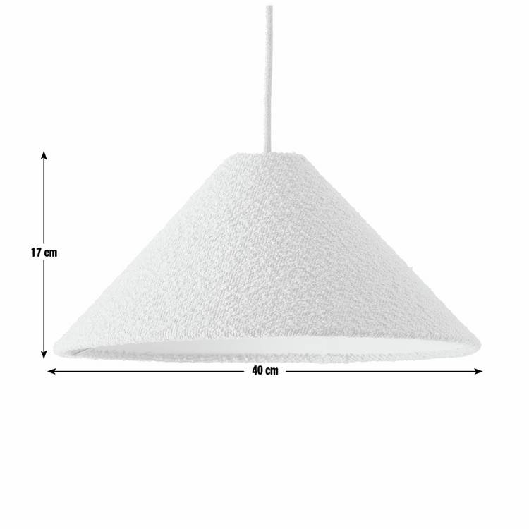 Habitat cone taper lampshade 40cm (British brand)