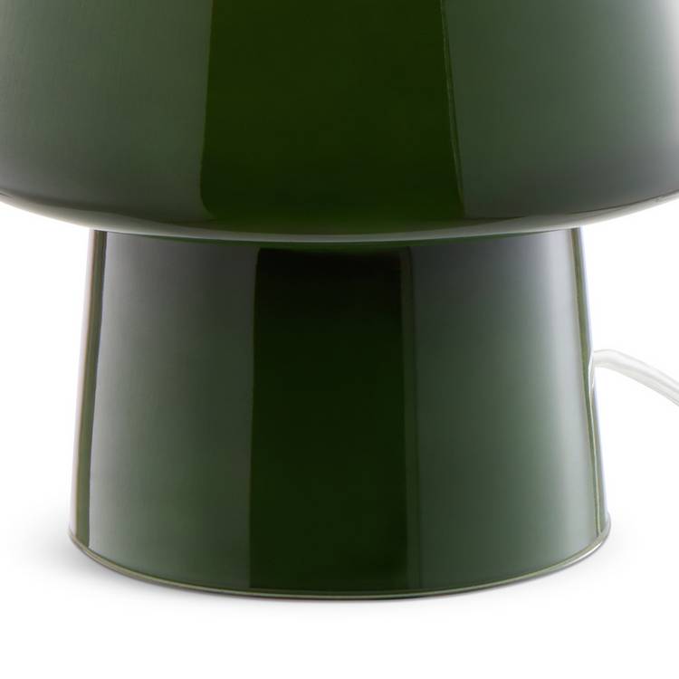Habitat Flore green glass table lamp, UK version
