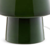 Habitat Flore green glass table lamp, UK version