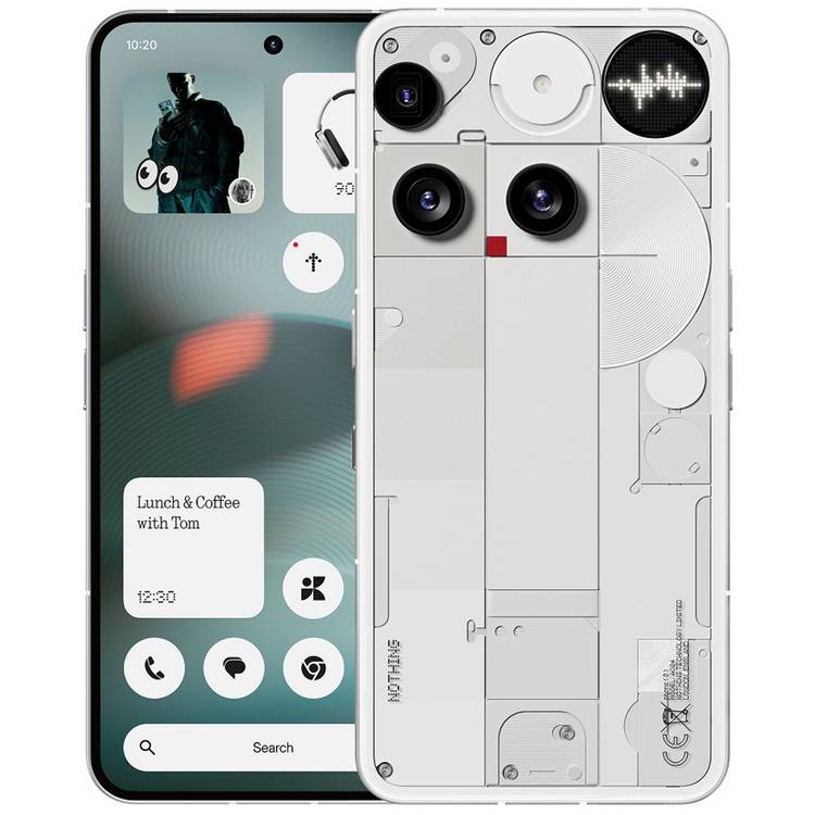 Nothing Phone 3 5G 256GB White, imported from the UK