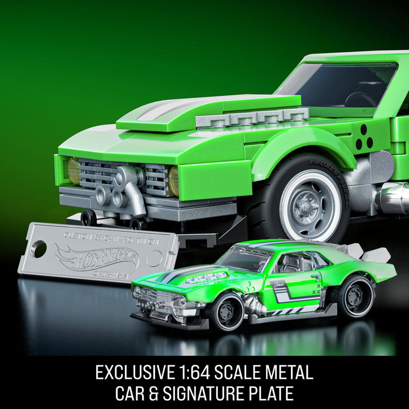 Mattel Hot Wheels Custom '68 Camaro building toy kit 289 pieces (British brand)