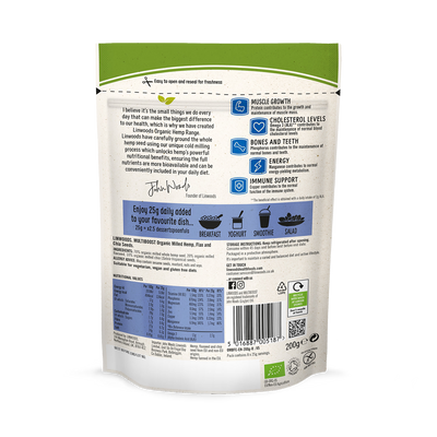 Linwoods Multiboost Bio-gemahlene Hanf-Leinsamen & Chia-Samen-Mischung 200g