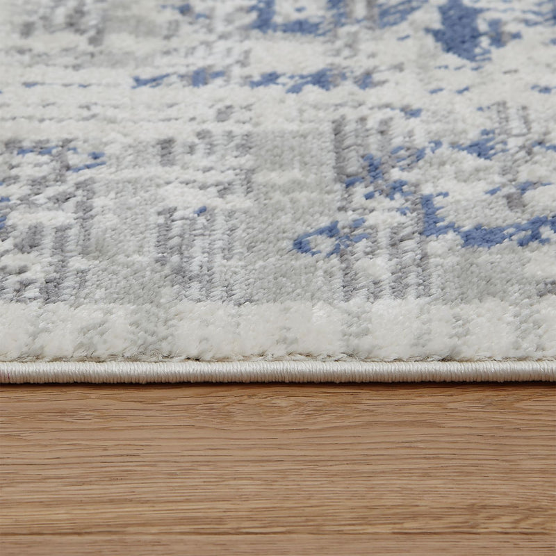 Habitat Traditional Natural & Blue  Rug - 160x230cm