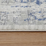 Habitat Traditional Natural & Blue  Rug - 160x230cm