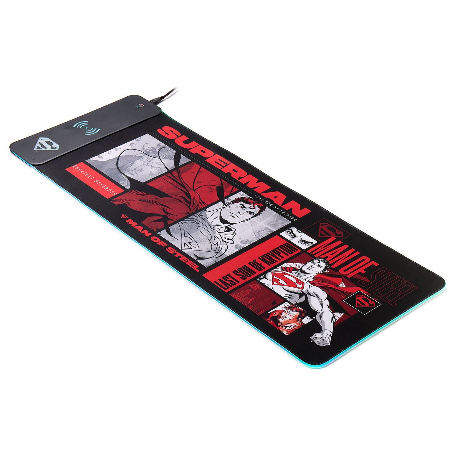 Numskull Superman RGB gaming mat 80cm x 30cm (British brand)
