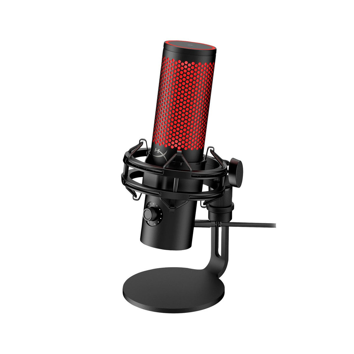 HyperX QuadCast 2 USB microphone Black Red, UK version
