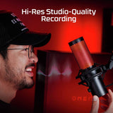 HyperX QuadCast 2 USB microphone Black Red, UK version