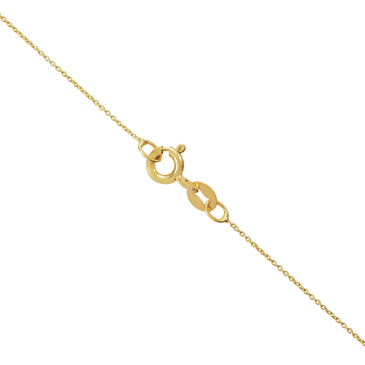 Revere gold heart-shaped ruby pendant 45cm, imported from the UK