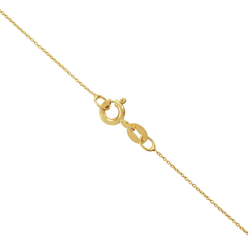 Revere gold heart-shaped ruby pendant 45cm, imported from the UK