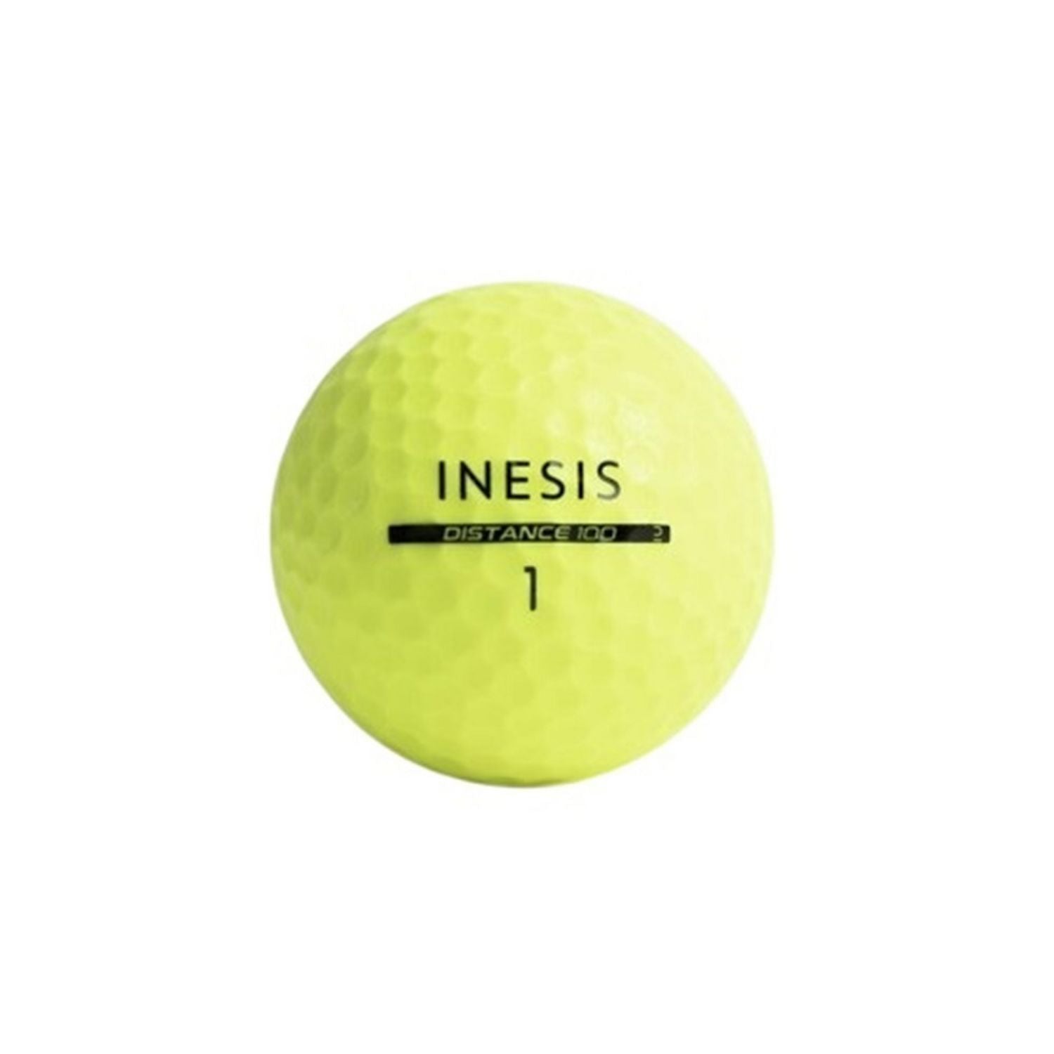 Decathlon Distance 100 golf balls x12 yellow, UK version