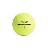 Decathlon Distance 100 golf balls x12 yellow, UK version
