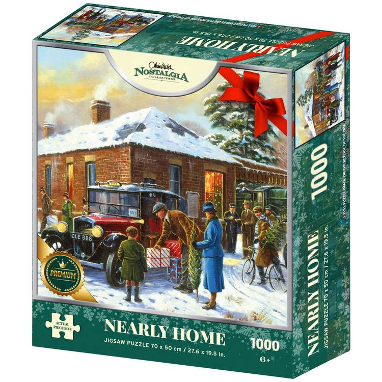 Kidicraft Nostalgia Nearly Home 1000 piece puzzle, imported from the UK