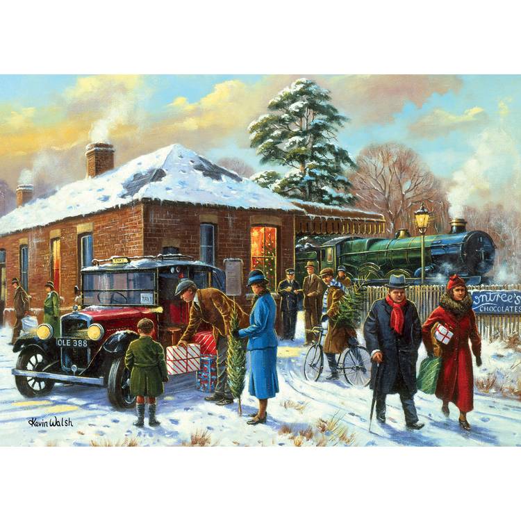 Kidicraft Nostalgia Nearly Home 1000 piece puzzle, imported from the UK