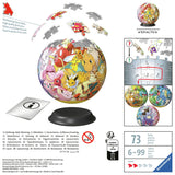 Ravensburger Pokémon 3D puzzle ball 72 pieces, imported from the UK