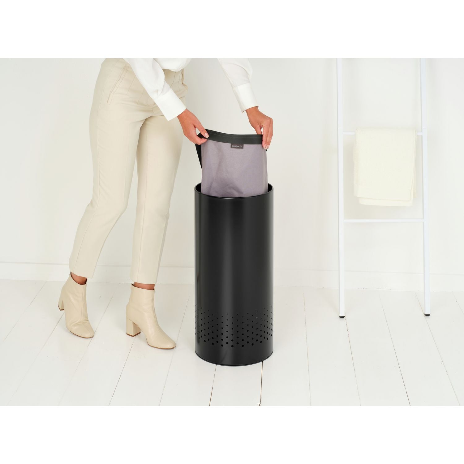 Brabantia laundry bin Black 35 Litre, UK version