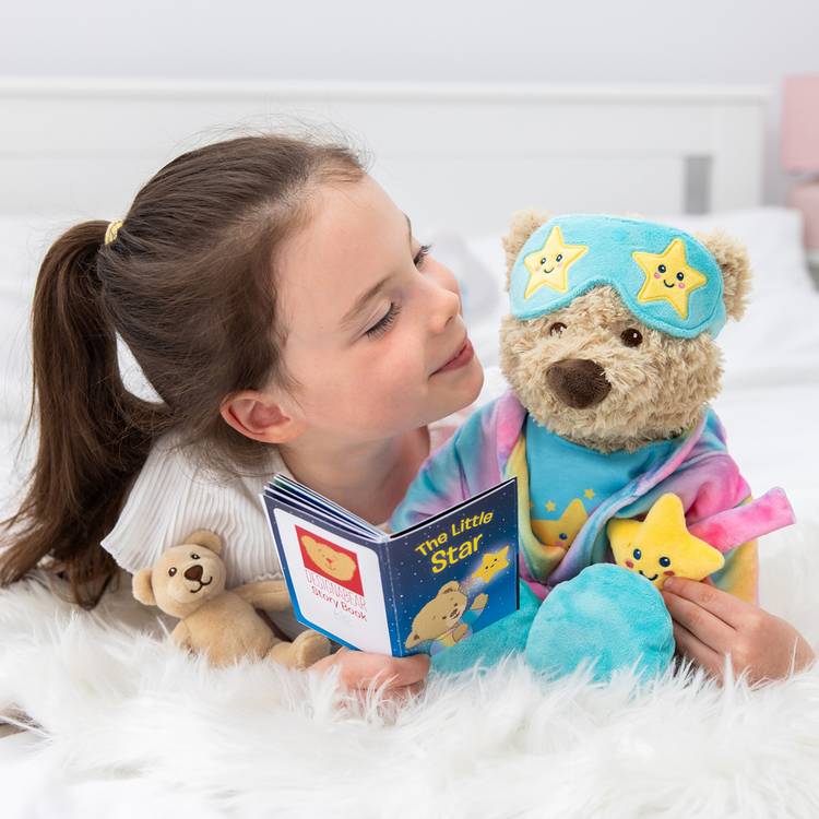 DesignaBear Teddy Bedtime Gift Set with pyjamas and storybook, UK version