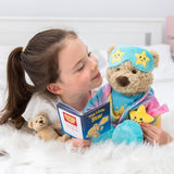 DesignaBear Teddy Bedtime Gift Set with pyjamas and storybook, UK version