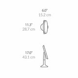 Simplehuman Trio Max makeup mirror with 5x magnification - British product