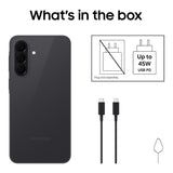 Samsung Galaxy A37 5G smartphone 128GB Charcoal, imported from the UK