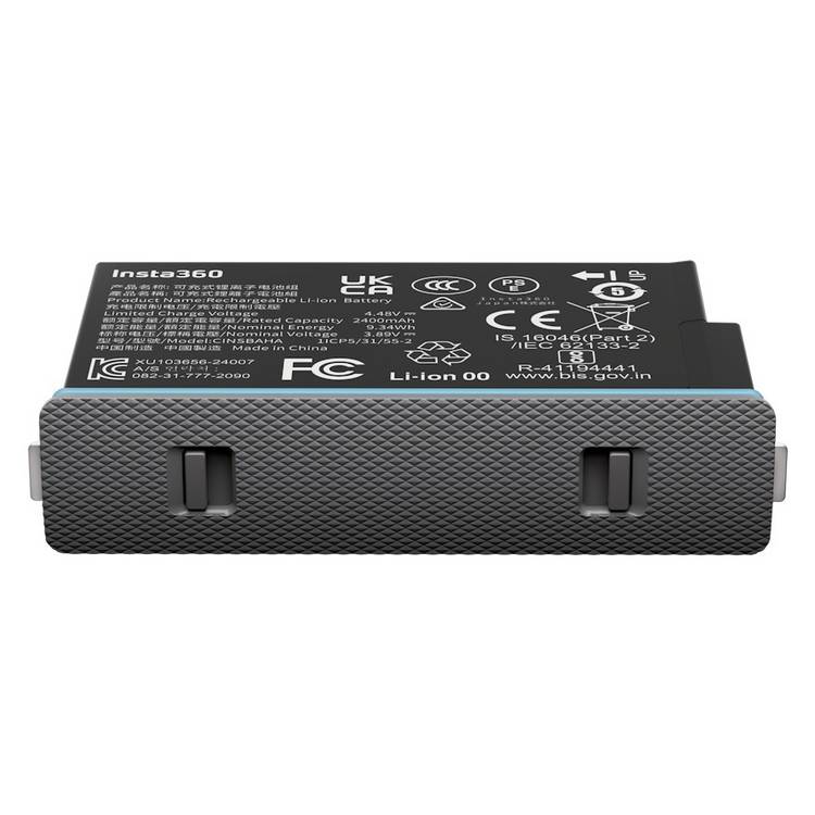 Insta360 X5 action camera battery 2400mAh, UK version