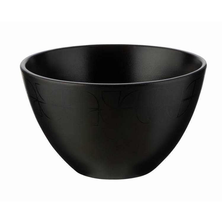 Argos Home Geo Black 16-piece stoneware dinner set, UK version
