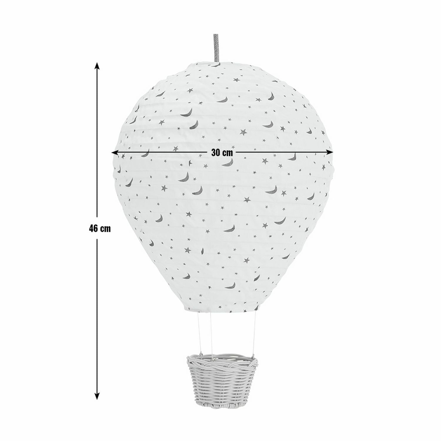 Habitat hot air balloon lampshade white 30cm, UK version