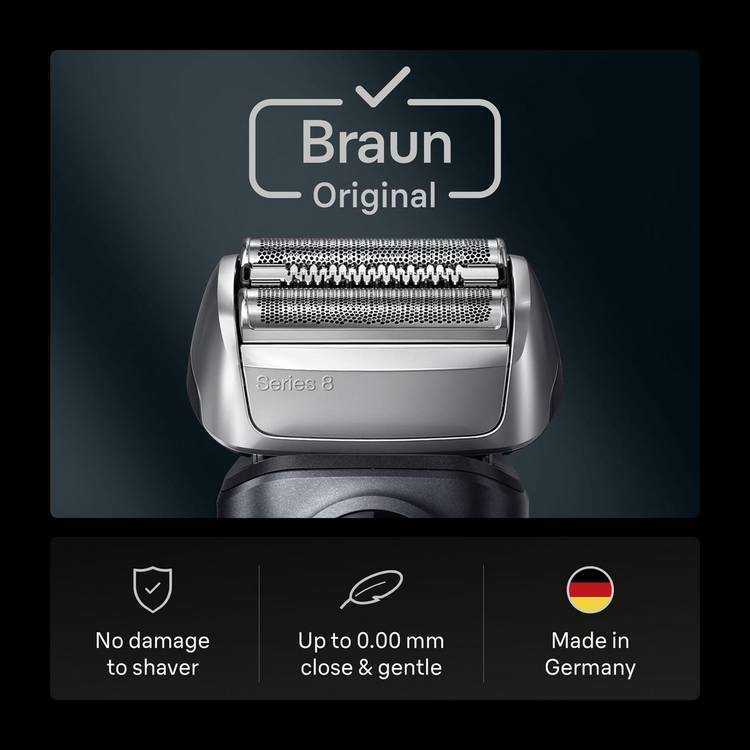 Braun Series 8 shaver head replacement 83M (British brand)