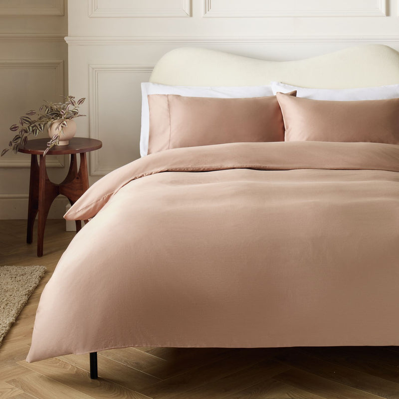Habitat 400TC Stitch Detail Mocha Bedding Set - Superking