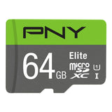 PNY Elite 64GB microSD card UHS Class 10 - British product
