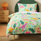 Argos Home dinosaur floral toddler bedding set, imported from the UK