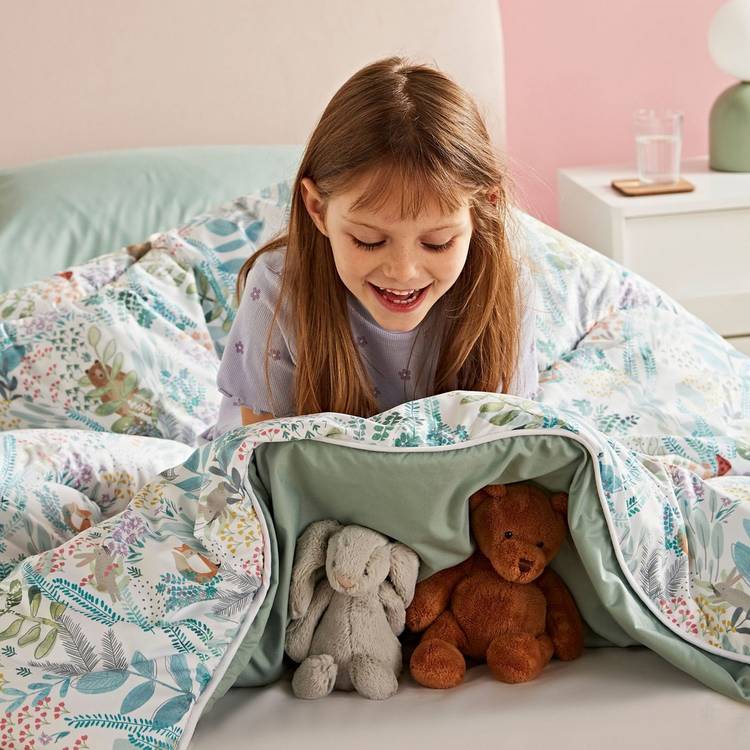 Night Lark duvet set In The Woods single (British brand)