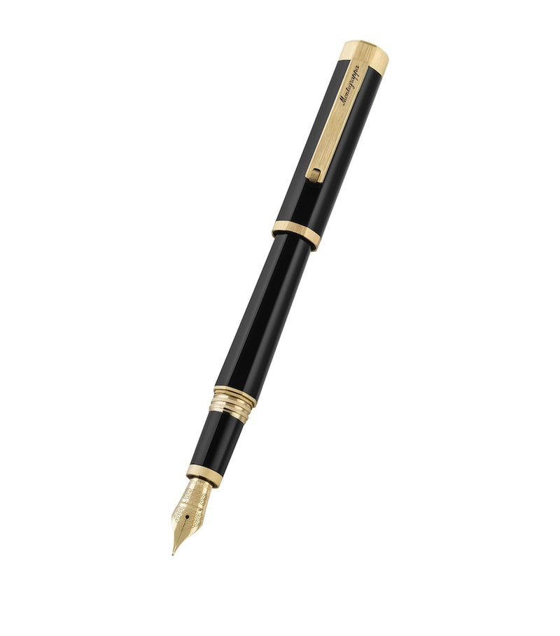 Montegrappa yellow gold-trim Otto fountain pen, imported from the UK