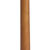 Habitat tapered wood floor lamp in walnut and green, imported from the UK