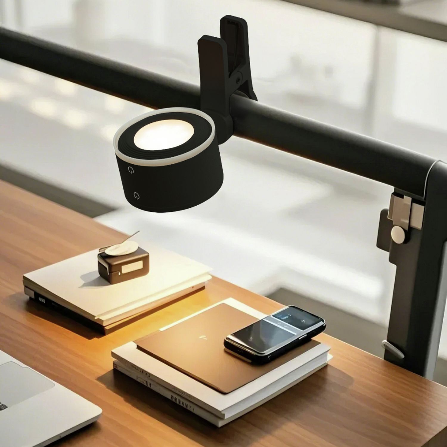 Xtralite Geo magnetic LED table lamp black (British brand)
