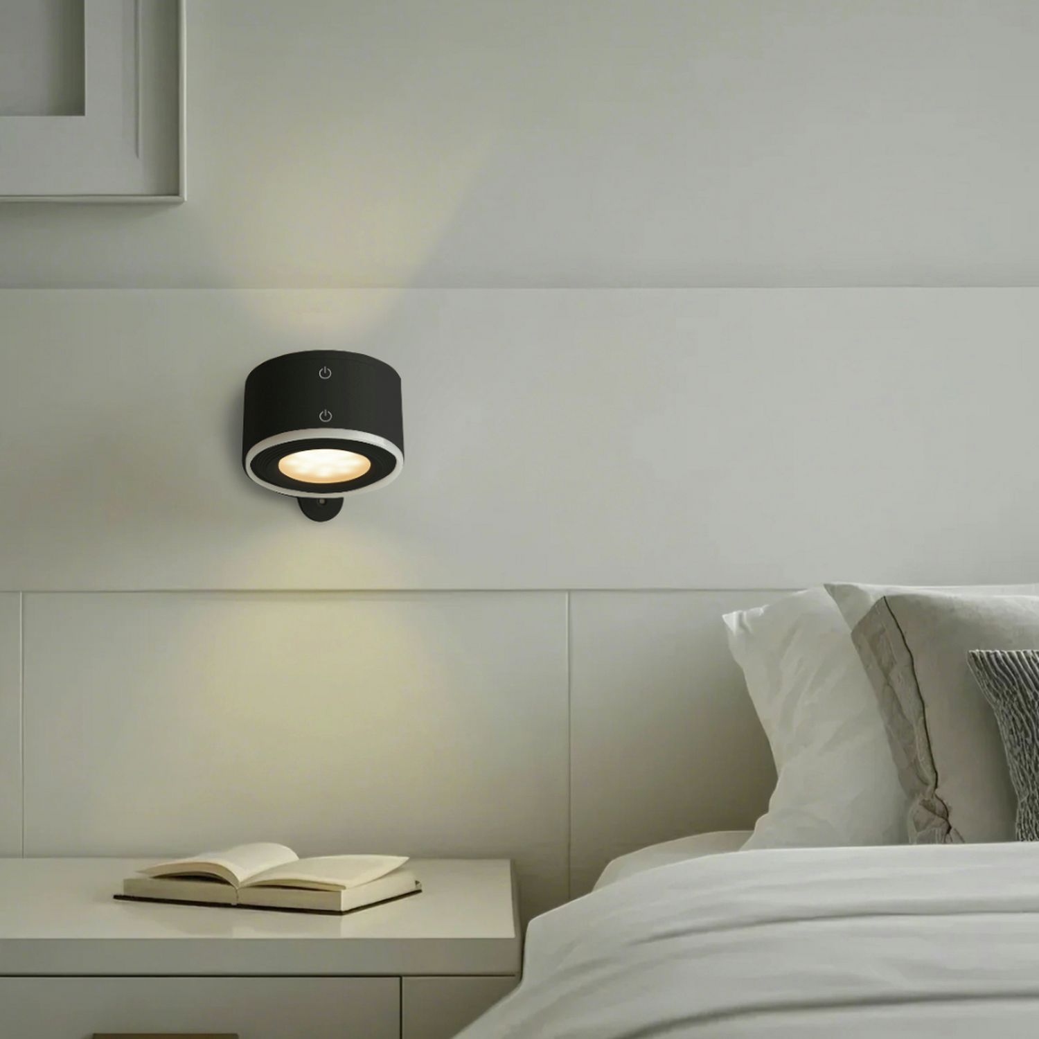 Xtralite Geo magnetic LED table lamp black (British brand)