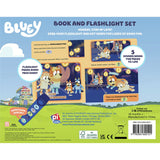 Bluey interactive book and flashlight set (British brand)